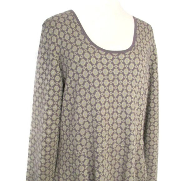 BODEN Purple/Silver Glamorous Knitted Dress US 16L - Picture 3 of 6